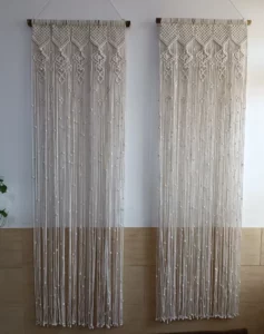 Macrame curtains