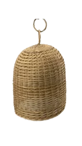 Rattan lampshade