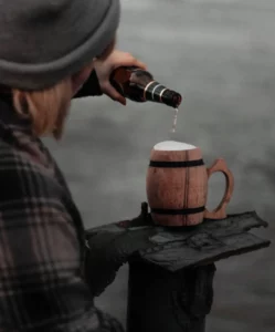 Wooden coffee mugs